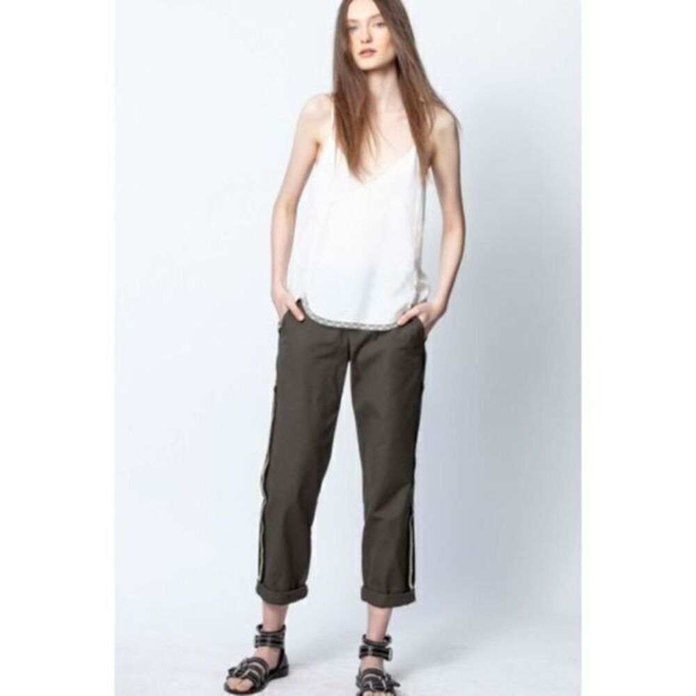 ZADIG & VOLTAIRE  Judo White Clark Jac Paisley Camisole XSMALL